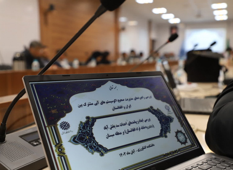 نشست تخصصی بررسی ابعاد و پیامدهای احداث سد بخش آباد (روی رودخانه فراه افغانستان) بر منطقه سیستان