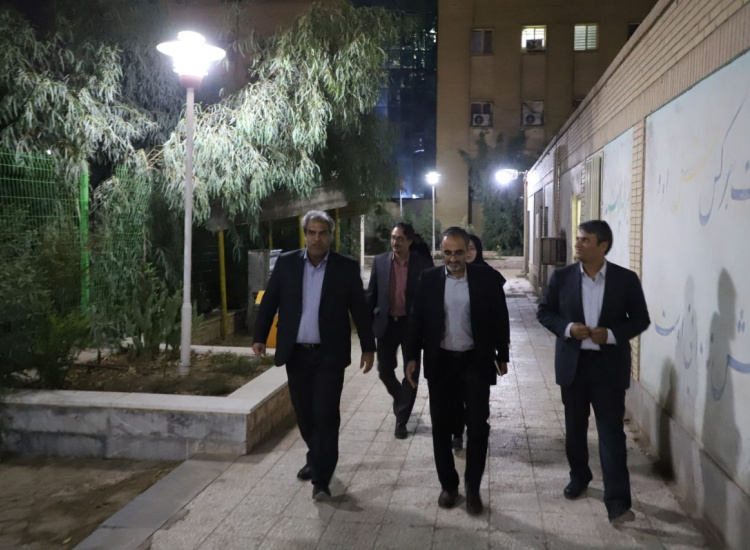 بازدید رئیس دانشگاه زابل از خوابگاه‌ خدیجه کبری و الزهرا سایت قدیم دانشگاه زابل