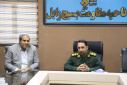 دیدار صمیمانه هیات رئیسه دانشگاه با سرهنگ ملایی فرمانده ناحیه مقاومت بسیج سپاه شهرستان زابل به مناسبت سال نو