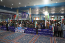 گزارش تصویری حضور جامعه دانشگاهی دانشگاه زابل در همایش بزرگ جان فداهای ایران در مصلی شهرستان زابل