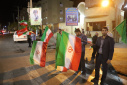 گزارش تصویری از پرچم گردانی و عرض ارادت به پرچم مقدس جمهوری اسلامی ایران توسط دانشگاهیان دانشگاه زابل در دویست و بیست و یکمین شب از اجتماعات مردمی