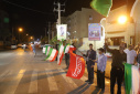 گزارش تصویری از پرچم گردانی و عرض ارادت به پرچم مقدس جمهوری اسلامی ایران توسط دانشگاهیان دانشگاه زابل در دویست و بیست و یکمین شب از اجتماعات مردمی