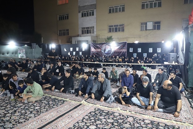 گزارش تصویری سومین شب مراسم عزاداری در حسینیه شهید امام خامنه‌ای دانشگاه زابل